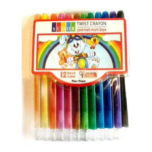 Çevirmeli Mum Boya 12'li