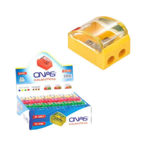 Kalemtraş Çift Kesicili Kapaklı