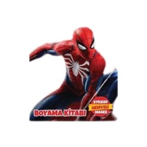 Spiderman Boyama Kitabı + Sticker + Maske