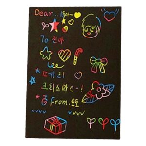 Dominic Gökkuşağı Kazımalı Sihirli Kağıt A4 10 Adet