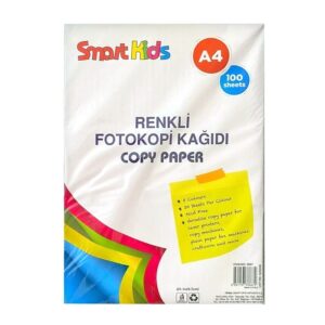 Smart Kids Renkli A4 Fotokopi Kağıdı (100'lü)