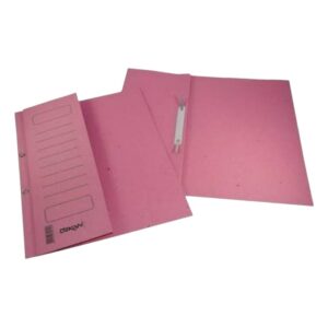 Özkan Yarım Kapak Kapsüllü Dosya Pembe