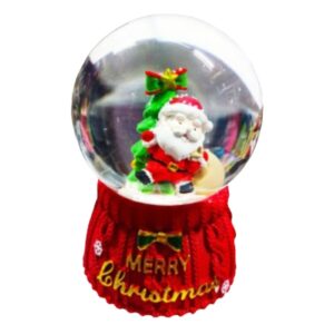 Ych Büyük Boy Yılbaşı Noel Baba Işıklı Kar Küresi