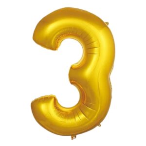 İkm Balon 3 Rakamı Altın 76 cm