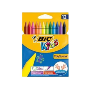 Bic Plastidecor Silinebilir Mum Pastel Boya 12'li
