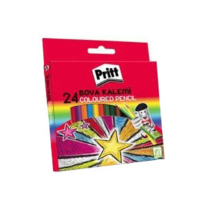 Pritt Kuru Boya Karton Kutu Tam Boy 24 Renk