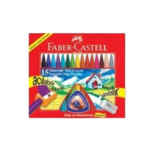 Faber Castell Silinebilir Wax Crayon Pastel 15'li