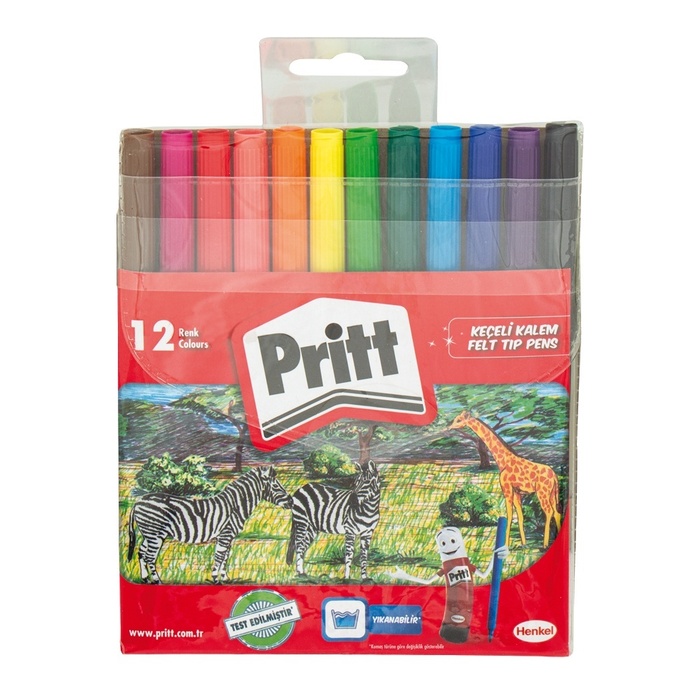 Pritt Keçeli Kalem 12 Renk