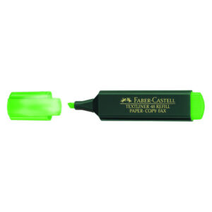 Faber Castell Fosforlu Kalem Mat Gövde Yeşil