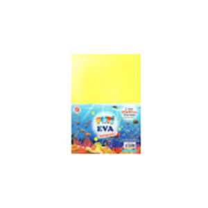 Puti Karışık Renkli Yapışkanlı Eva 10'lu