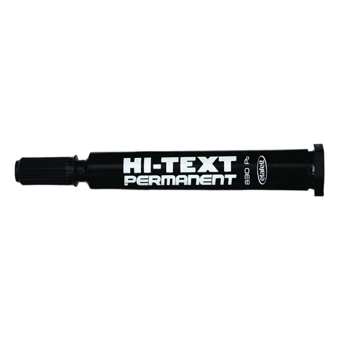 Hi-Text Permanent Markör Yuvarlak Uç Siyah