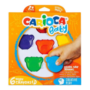 CARIOCA Mum Boya Baby Teddy Crayons 6'lı