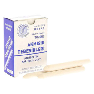 Akmısır Beyaz Tozsuz Tebeşir 15'li