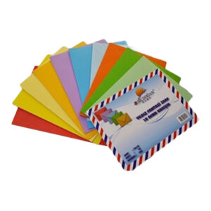 Doğan Zarf Renkli Zarf 20 Gr Karışık Paket 10 Renk 13x18 Cm 1