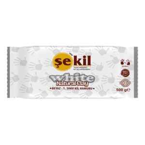 Şekil Kil Seramik Hamuru Beyaz 500 Gr