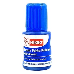 Mikro Mavi Beyaz Tahta Kalemi Mürekkebi 20 Ml