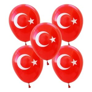 Trio Trio MNB009 Türk Bayraklı Balon 10 Adet