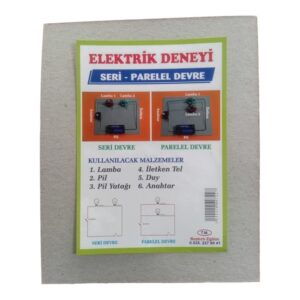 BOZKIRLI Eğitim Elektrik Deneyi Seri Paralel