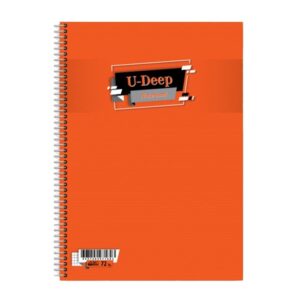 Umut U-deep Spiralli Plastik Kapak Çizgili Defter 72 Yaprak