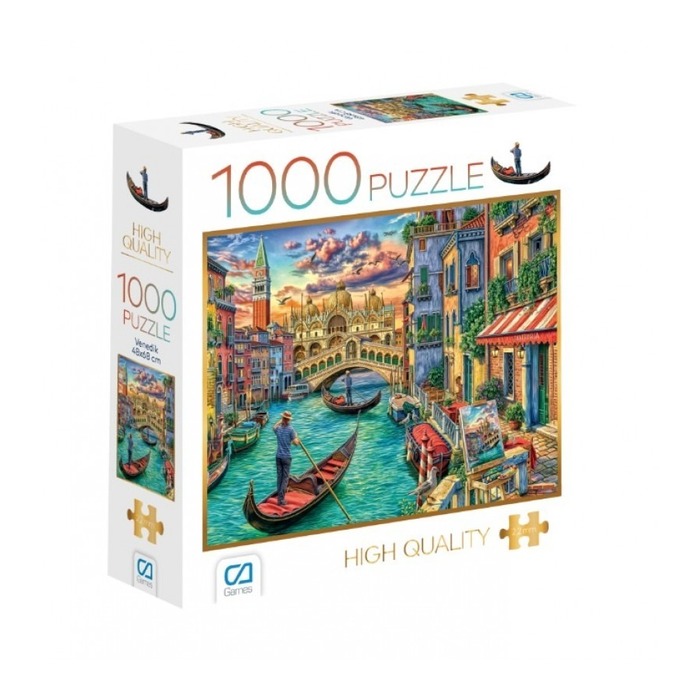 CA Games Venedik Sokakları Puzzle 1000 Parça