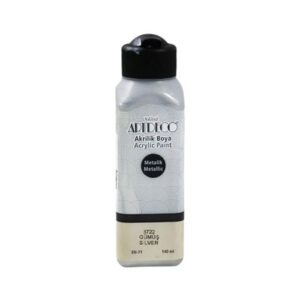 Artdeco Metalik Akrilik Boya Gümüş 3722 140 ml