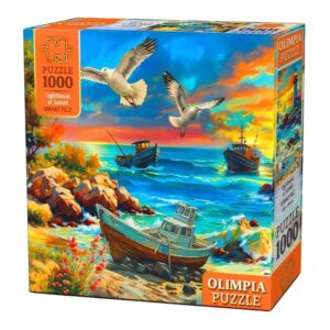 Olimpia Puzzle Lighthouse At Sunset 1000 Parça