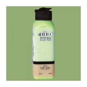 Artdeco Yeni Formül Akrilik Boya 3673 Elma Yeşili 140 Ml