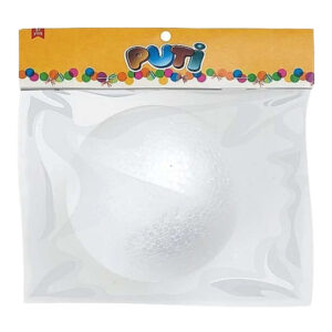 Puti Köpük Top 12 Cm Tekli