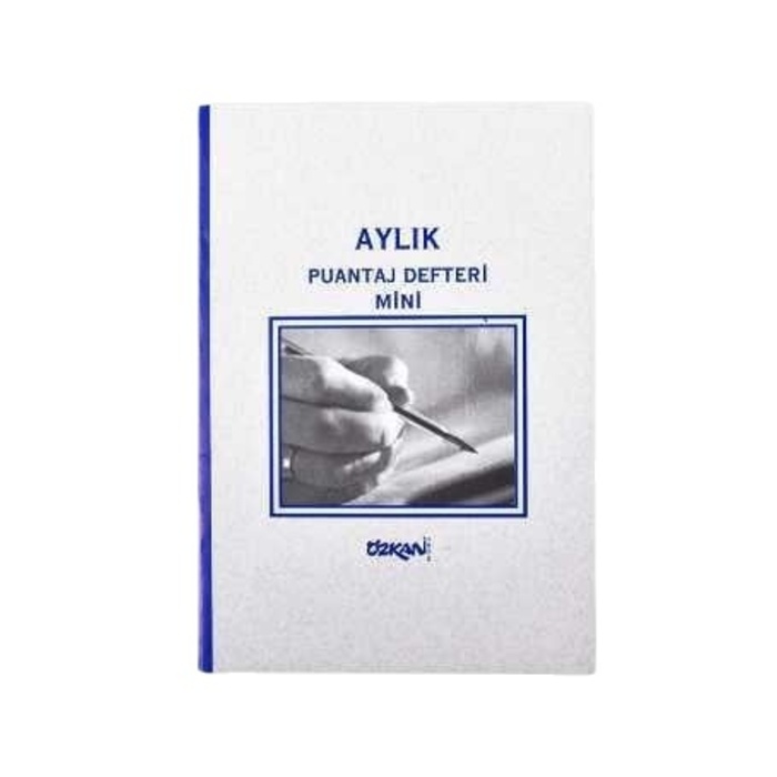 Özkan Aylık Puantaj Defteri Mini