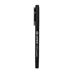 UFEN Çift Taraflı Uç Siyah Asetat Kalemi 0.5 – 1.0 Mm