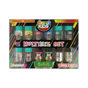 Rich Funny Kids Multi Mix Set Akrilik Boya 12x20 Ml